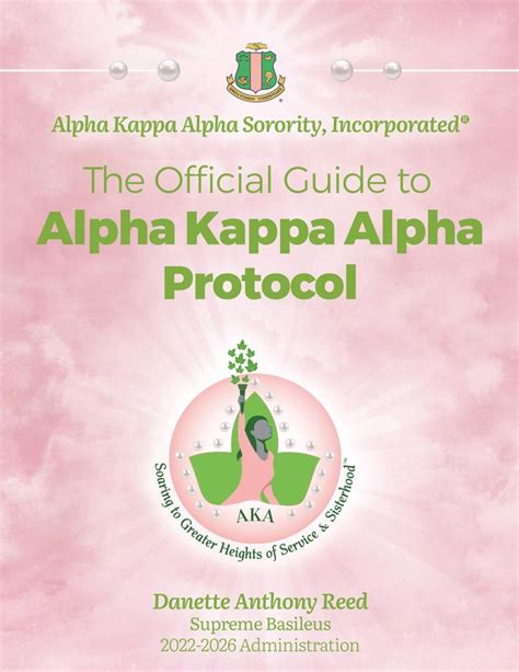 SORORITY’S GUIDE TO PROTOCOL PRACTICES, .
